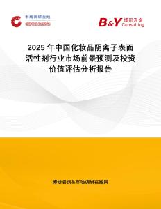 2025年中國化妝品陰離子表面活性劑行業(yè)市場前景預(yù)測及投資價(jià)值評(píng)估分析報(bào)告