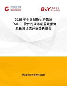 2025年中國制造執(zhí)行系統(tǒng)(MES)軟件行業(yè)市場前景預(yù)測及投資價(jià)值評估分析報(bào)告
