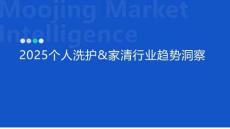 2025個人洗護家清行業(yè)趨勢洞察