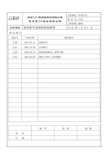 FR-QP-33 標識和可追溯性控制程序 A03