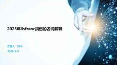 2025年lisfranc損傷的名詞解釋