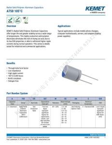 YAGEO國巨KEMET基美鋁聚合物電容器_A4067_A750