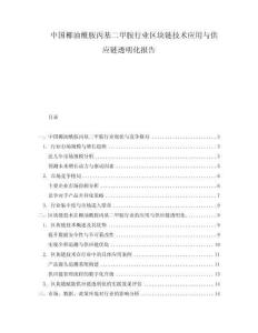 中国椰油酰胺丙基二甲胺行业区块链技术应用与供应链透明化报告