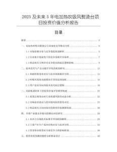 2025及未來5年電加熱吹吸風(fēng)熨燙臺(tái)項(xiàng)目投資價(jià)值分析報(bào)告