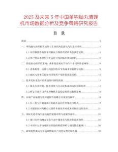 2025及未來5年中國單鉤拋丸清理機市場數(shù)據(jù)分析及競爭策略研究報告
