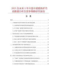 2025及未来5年中国中频熔炼炉市场数据分析及竞争策略研究报告