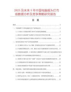 2025及未来5年中国电脑摇头灯市场数据分析及竞争策略研究报告