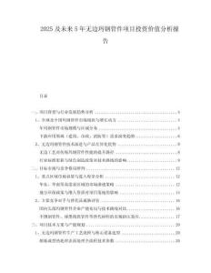 2025及未來5年無邊瑪鋼管件項(xiàng)目投資價(jià)值分析報(bào)告