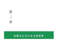 實踐與認識及其發展規律-馬克思主義基本原理概論 第二章