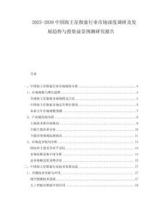 2025-2030中國(guó)海王星探索行業(yè)市場(chǎng)深度調(diào)研及發(fā)展趨勢(shì)與投資前景預(yù)測(cè)研究報(bào)告