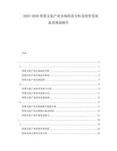 2025-2030智慧文旅產(chǎn)業(yè)市場(chǎng)供需分析及投資發(fā)展前景規(guī)劃報(bào)告