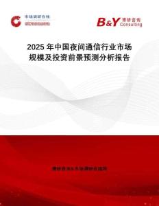 2025年中國夜間通信行業(yè)市場規(guī)模及投資前景預測分析報告