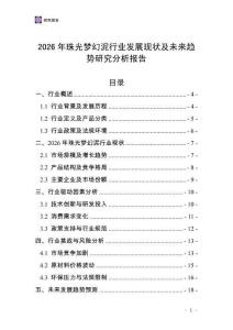 2026年珠光夢幻泥行業(yè)發(fā)展現(xiàn)狀及未來趨勢研究分析報告