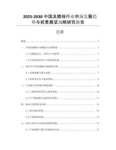 2025-2030中國及膝襪行業(yè)市場發(fā)展趨勢與前景展望戰(zhàn)略研究報告