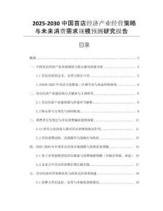 2025-2030中國首店經(jīng)濟產(chǎn)業(yè)經(jīng)營策略與未來消費需求規(guī)模預測研究報告