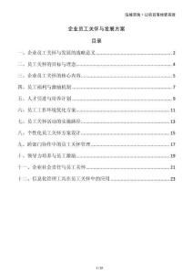 企業員工關懷與發展方案