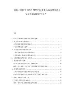 2025-2030中國光纖網(wǎng)絡(luò)擴(kuò)展器市場需求量預(yù)測及發(fā)展現(xiàn)狀調(diào)研研究報告