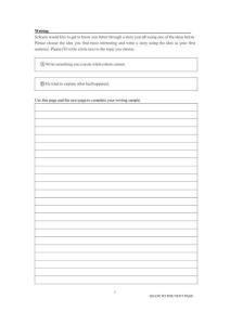 SSAT模考題（十）