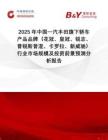 2025年中國一汽豐田旗下轎車產(chǎn)品品牌（花冠、皇冠、銳志、普銳斯普混、卡羅拉、新威馳）行業(yè)市場(chǎng)規(guī)模及投資前景預(yù)測(cè)分析報(bào)告
