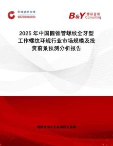 2025年中國圓錐管螺紋全牙型工作螺紋環(huán)規(guī)行業(yè)市場規(guī)模及投資前景預測分析報告