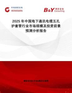 2025年中國地下通訊電纜五孔護套管行業(yè)市場規(guī)模及投資前景預測分析報告