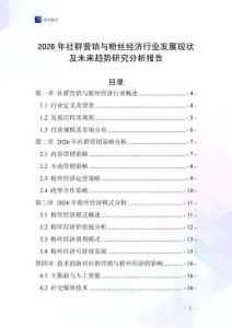 2026年社群營銷與粉絲經濟行業發展現狀及未來趨勢研究分析報告