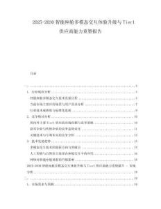 2025-2030智能座舱多模态交互体验升级与Tier1供应商能力重塑报告