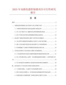 2025年雙路化霜控制器項目可行性研究報告