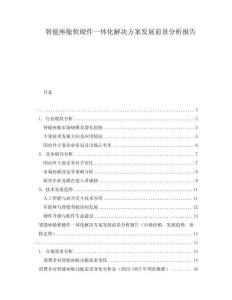 智能座艙軟硬件一體化解決方案發(fā)展前景分析報(bào)告