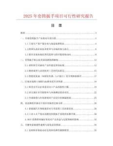 2025年套筒扳手項目可行性研究報告