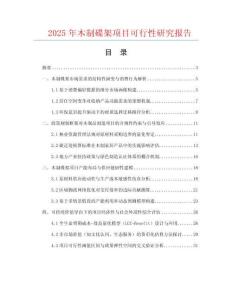 2025年木制碟架項(xiàng)目可行性研究報告