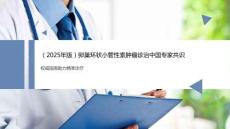 （2025年版）卵巢環狀小管性索腫瘤診治中國專家共識