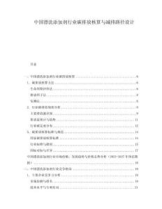 中國漂洗添加劑行業碳排放核算與減排路徑設計