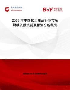 2025年中國化工用品行業(yè)市場規(guī)模及投資前景預測分析報告