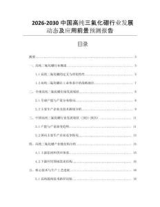2026-2030中國(guó)高純?nèi)鹦袠I(yè)發(fā)展動(dòng)態(tài)及應(yīng)用前景預(yù)測(cè)報(bào)告