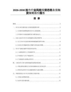 2026-2030絲巾行業(yè)風(fēng)險投資態(tài)勢及投融資策略指引報告