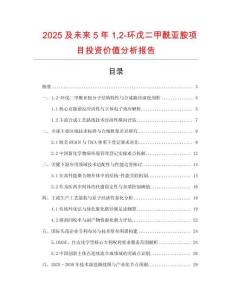2025及未來5年12-環戊二甲酰亞胺項目投資價值分析報告