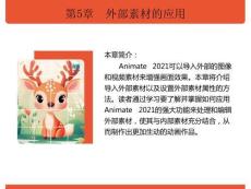 《Animate實(shí)例教程（Animate 2021）》課件  第5章　外部素材的應(yīng)用