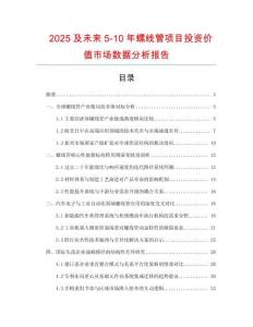 2025及未來5-10年螺線管項目投資價值市場數據分析報告