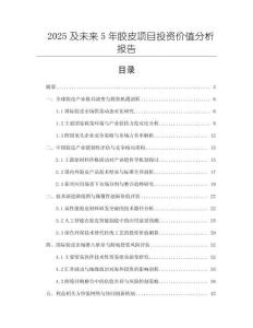 2025及未來(lái)5年膠皮項(xiàng)目投資價(jià)值分析報(bào)告