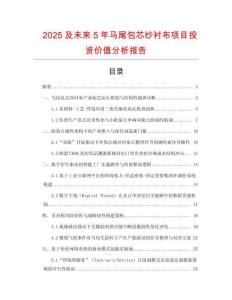 2025及未來5年馬尾包芯紗襯布項目投資價值分析報告