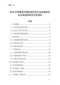 2026年情緒調節塑膠放松球行業發展現狀及未來趨勢研究分析報告