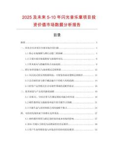 2025及未來(lái)5-10年閃光音樂(lè)章項(xiàng)目投資價(jià)值市場(chǎng)數(shù)據(jù)分析報(bào)告