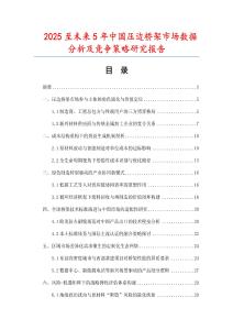 2025至未來5年中國壓邊橋架市場數(shù)據(jù)分析及競爭策略研究報告