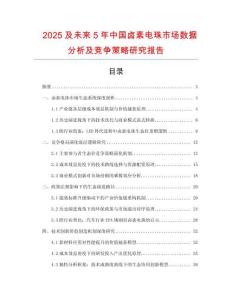 2025及未來5年中國鹵素電珠市場數據分析及競爭策略研究報告