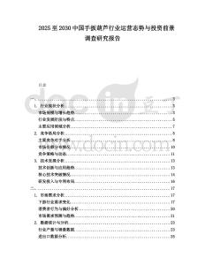 2025至2030中國手扳葫蘆行業運營態勢與投資前景調查研究報告