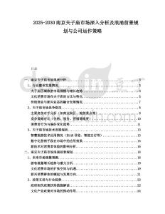 2025-2030南京夫子廟市場(chǎng)深入分析及浪涌前景規(guī)劃與公司運(yùn)作策略