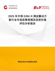 2025年中國GSM-R 測試解決方案行業市場前景預測及投資價值評估分析報告