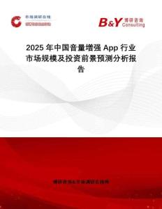 2025年中国音量增强App行业市场规模及投资前景预测分析报告