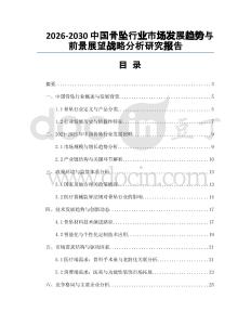 2026-2030中國骨墜行業市場發展趨勢與前景展望戰略分析研究報告